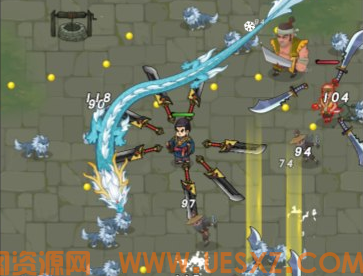 休闲割草游戏鸠摩智割草-韵剑阁